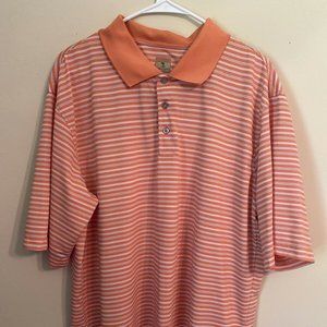 Luxury Performance Golf Polo Multi-Color Strip 2xl